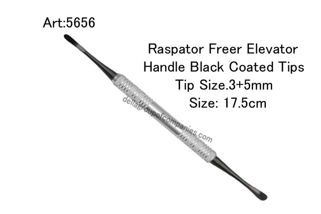  Raspator Freer Periosteal Elevator Black Titanium Coated Stainless Steel 