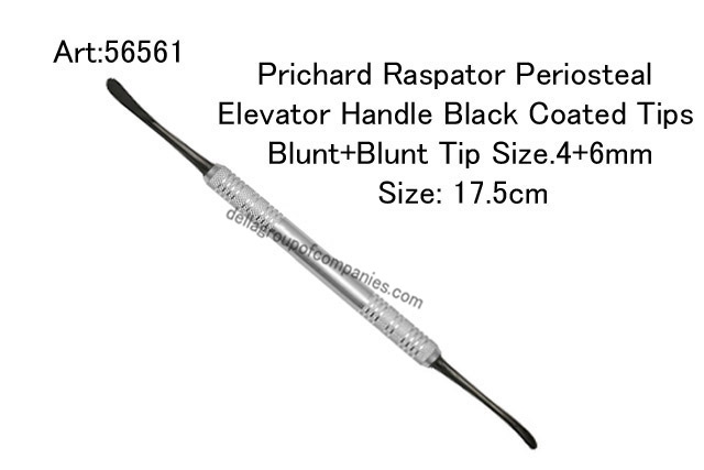 Raspator Freer Periosteal Elevator Black Titanium Coated Stainless