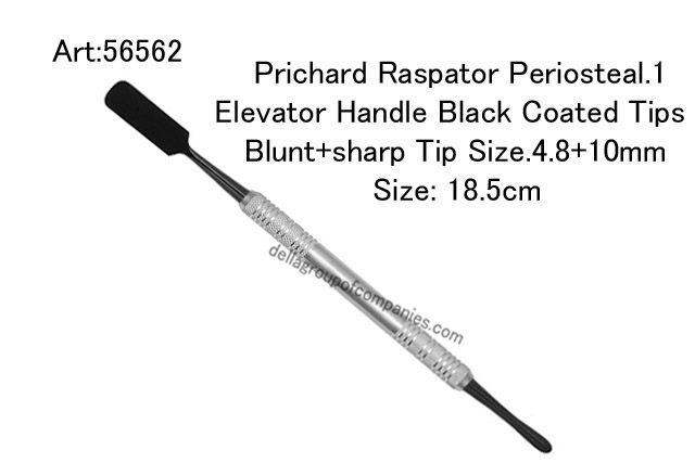Raspator Freer Periosteal Elevator Black Titanium Coated Stainless