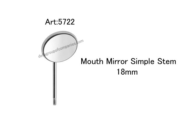 Mouth Mirror Simple Stem
