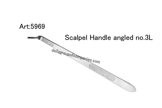 Scalpel Handle Angled no.3L