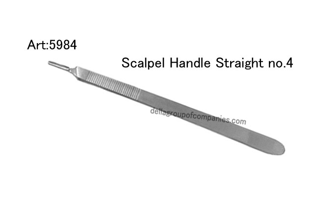 Scalpel Handle Straight no.4
