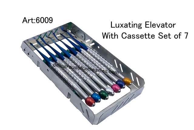 Luxating Elevator With Cassette Set Set Of 7