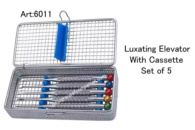 Luxating Elevator With Cassette Set Set Of 5