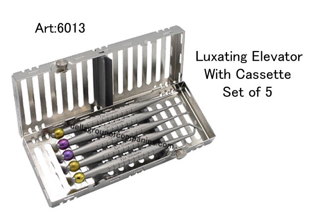 Luxating Elevator With Cassette Set Set Of 5