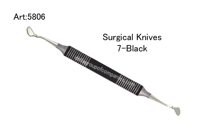 Surgical Knives  -7- Black