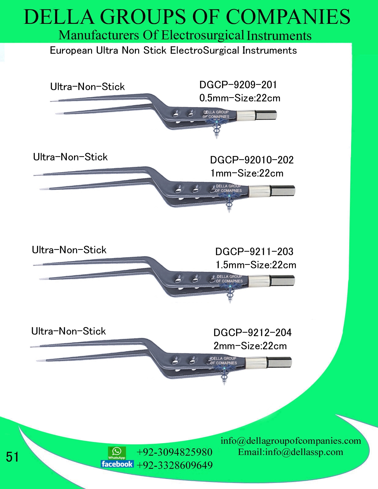 European Bayonet Ultra Non-Stick Forceps