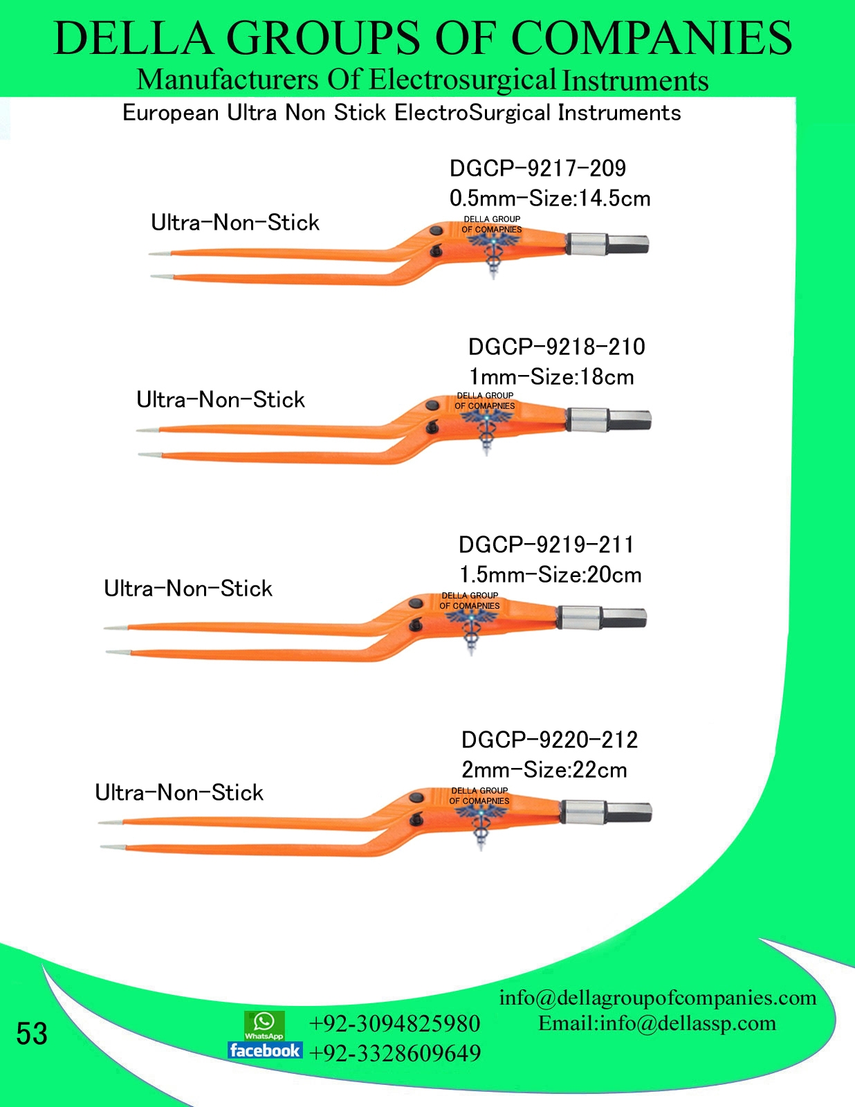 European Bayonet Ultra Non-Stick Forceps