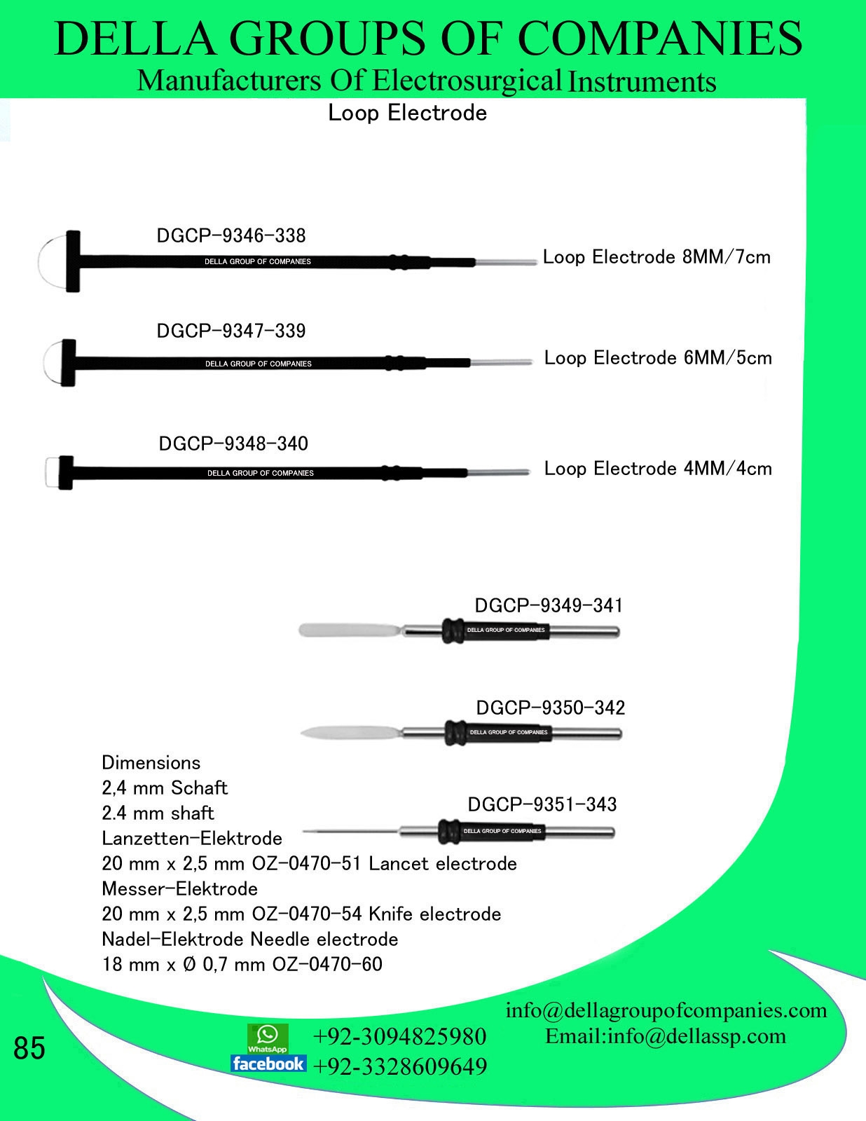 Electrodes & Loop