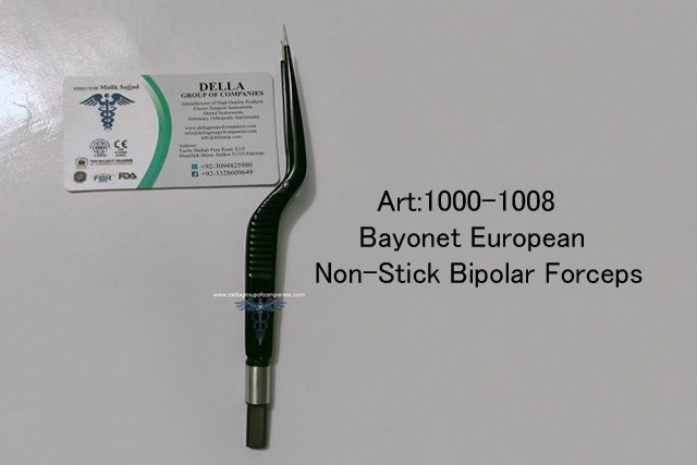 Bayonet European Non-Stick Bipolar Forceps