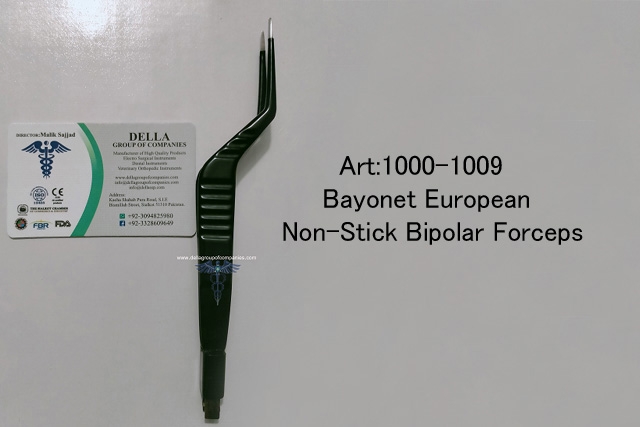 Bayonet European  Non-Stick Bipolar Forceps
