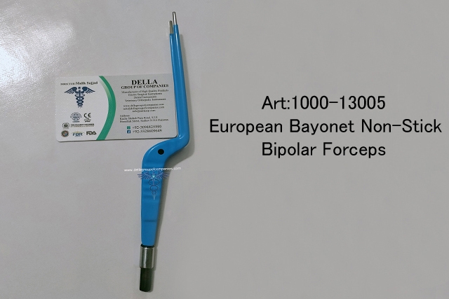 Bayonet European Non-Stick Bipolar Forceps