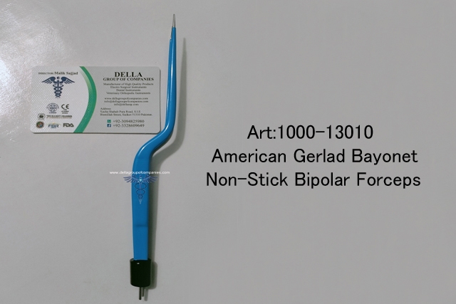 American Gerlad Bayonet Non-Stick Bipolar Forceps 