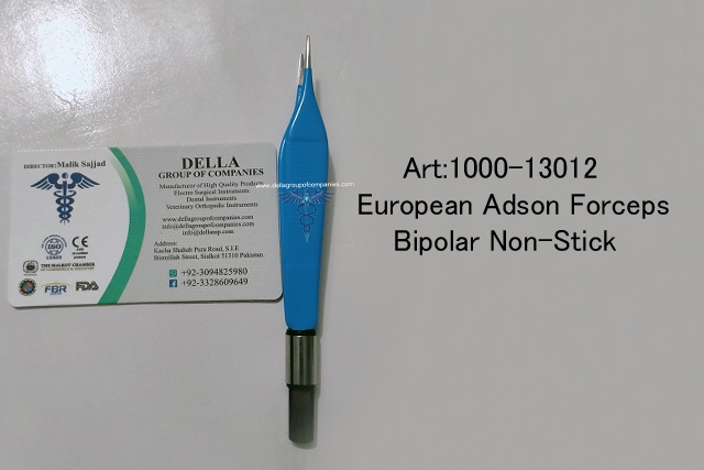 European Adson Forceps Bipolar Non-Stick