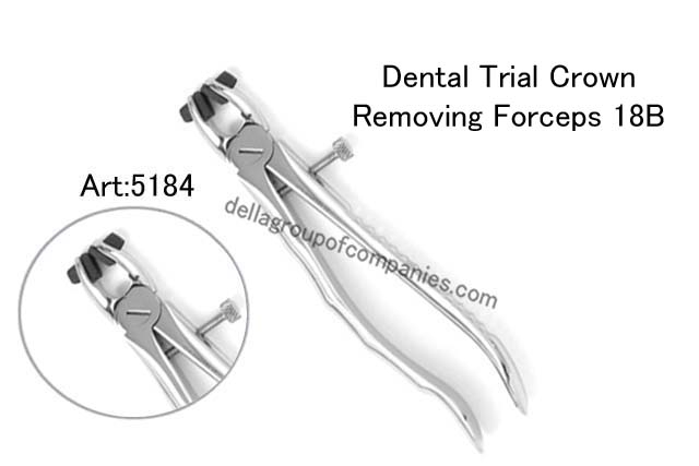 Dental Trial Crown Removing Forceps