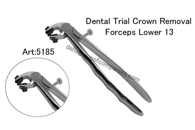 Dental Trial Crown Removing Forceps