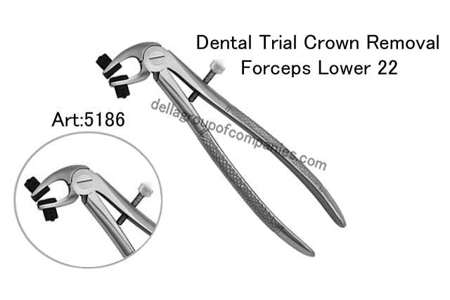 Dental Trial Crown Removing Forceps