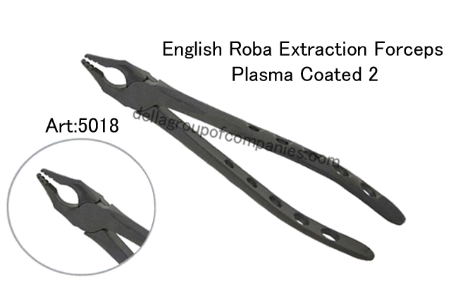 Dental English Roba Extraction Forceps Plasma Black color 