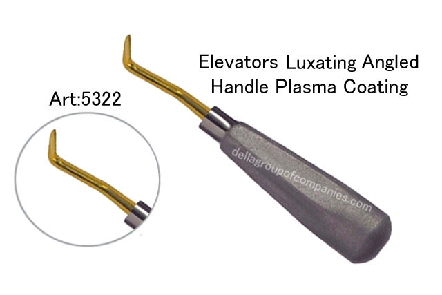 Elevator Luxating Angled Plasma Coating Handle