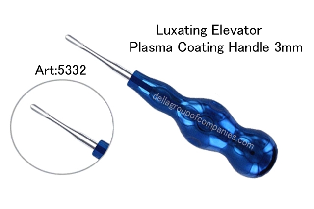 Luxating Elevator Straight Plasma Coating Handle 