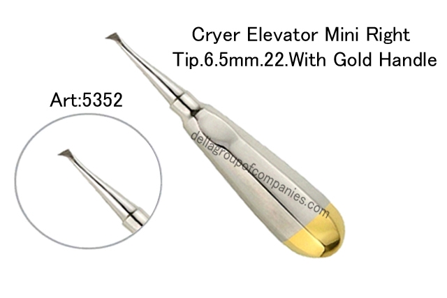 Cryer Elevator Mini Right  With Gold Handle 