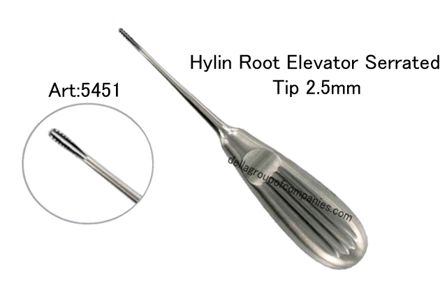 Hylin Root Elevator Serrated