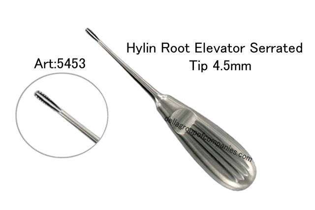 Hylin Root Elevator Serrated