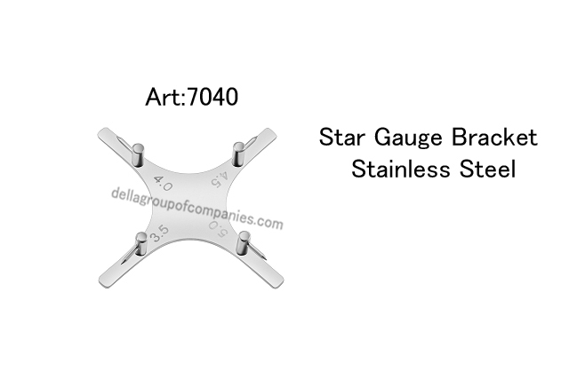 Star Gauge Bracket Stainless Steel