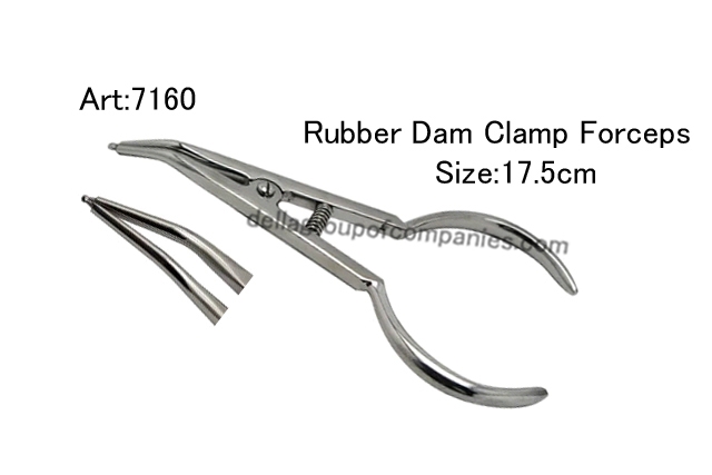Rubber Dam Clamp Forceps