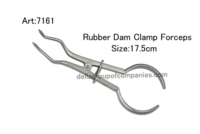 Rubber Dam Clamp Forceps  S