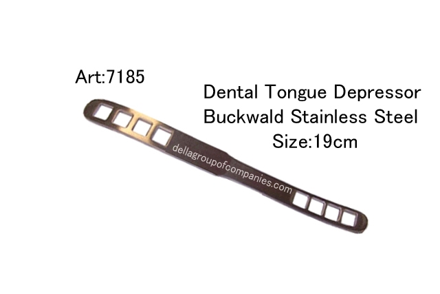 Dental Tongue Depressor Buckwald Stainless Steel 