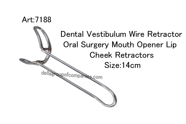 Dental Vestibulum Wire Retractor Oral Surgery Mouth Opener Lip Cheek Retractors  