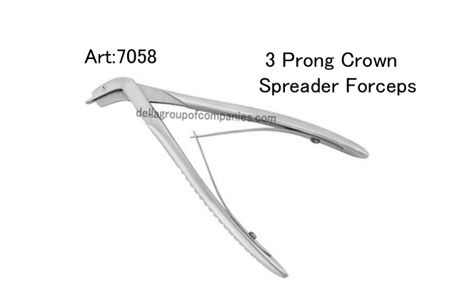 3 Prong Crown Spreader Forcep
