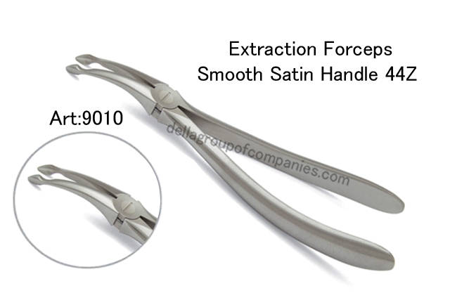 Dental Extracting Forceps Smooth Satin Handle