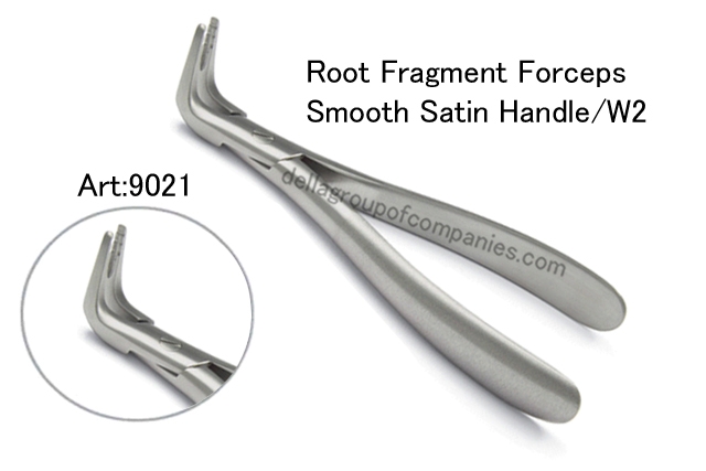 Root Fragment  Forceps Smooth Satin Handle (W2)