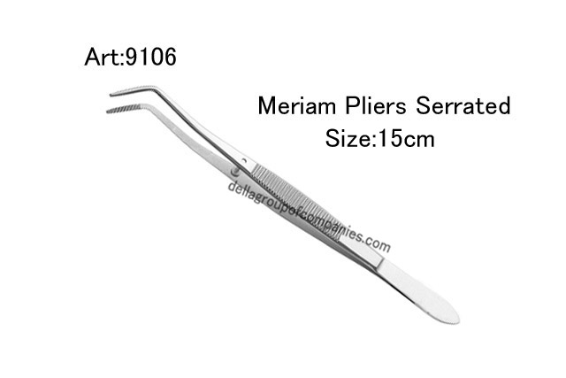 Meriam Pliers  Serrated   